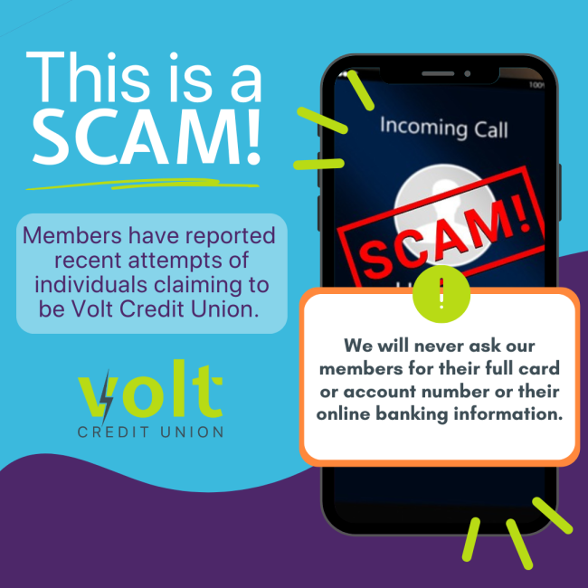 Phone Scam social media post